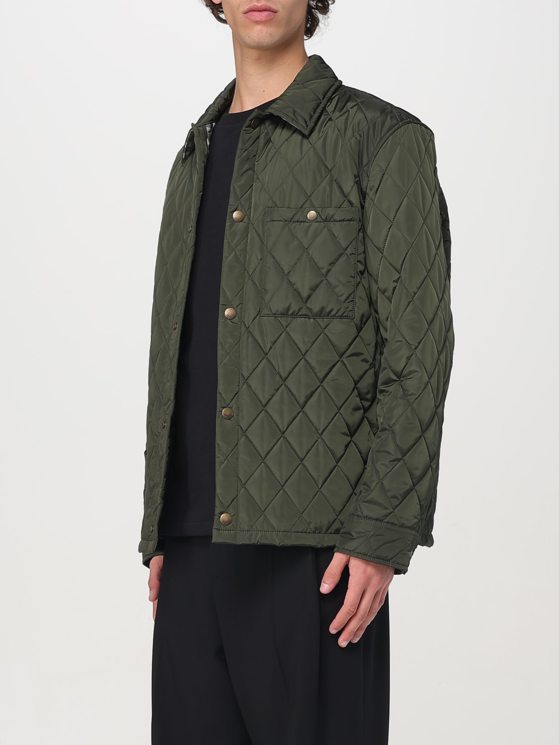 BURBERRY JACKET: Jacket men Burberry, Green - Img 3