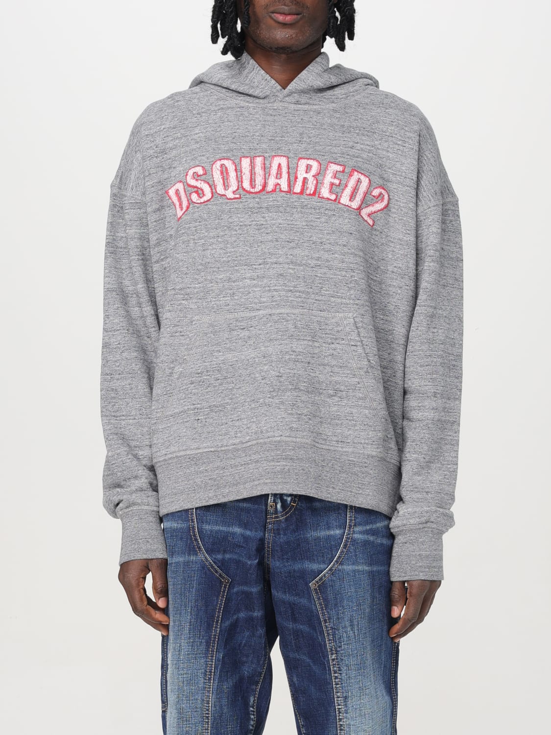 DSQUARED2 SWEATSHIRT: Sweatshirt men Dsquared2, Grey - Img 1