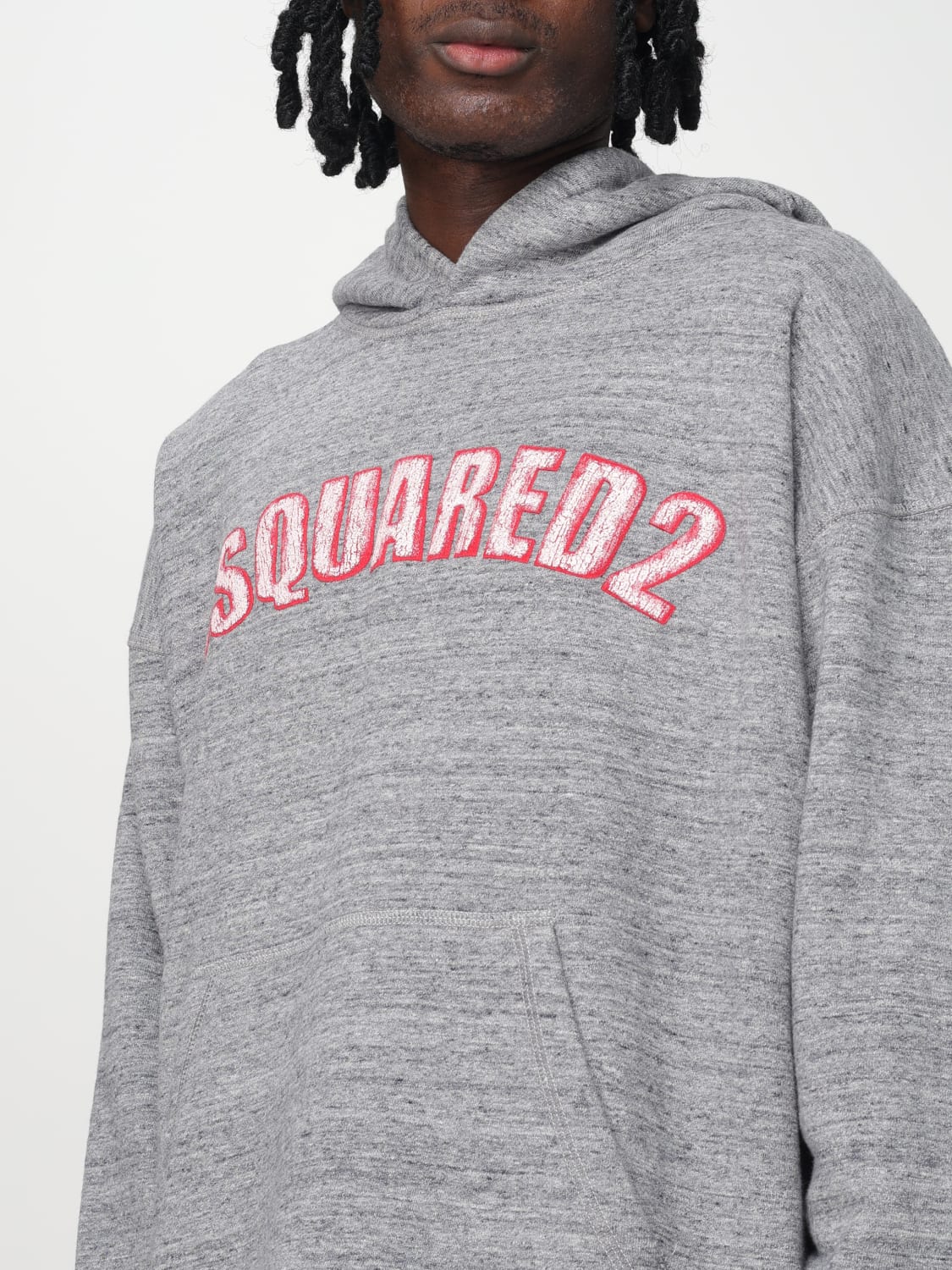 DSQUARED2 SWEATSHIRT: Sweatshirt men Dsquared2, Grey - Img 4