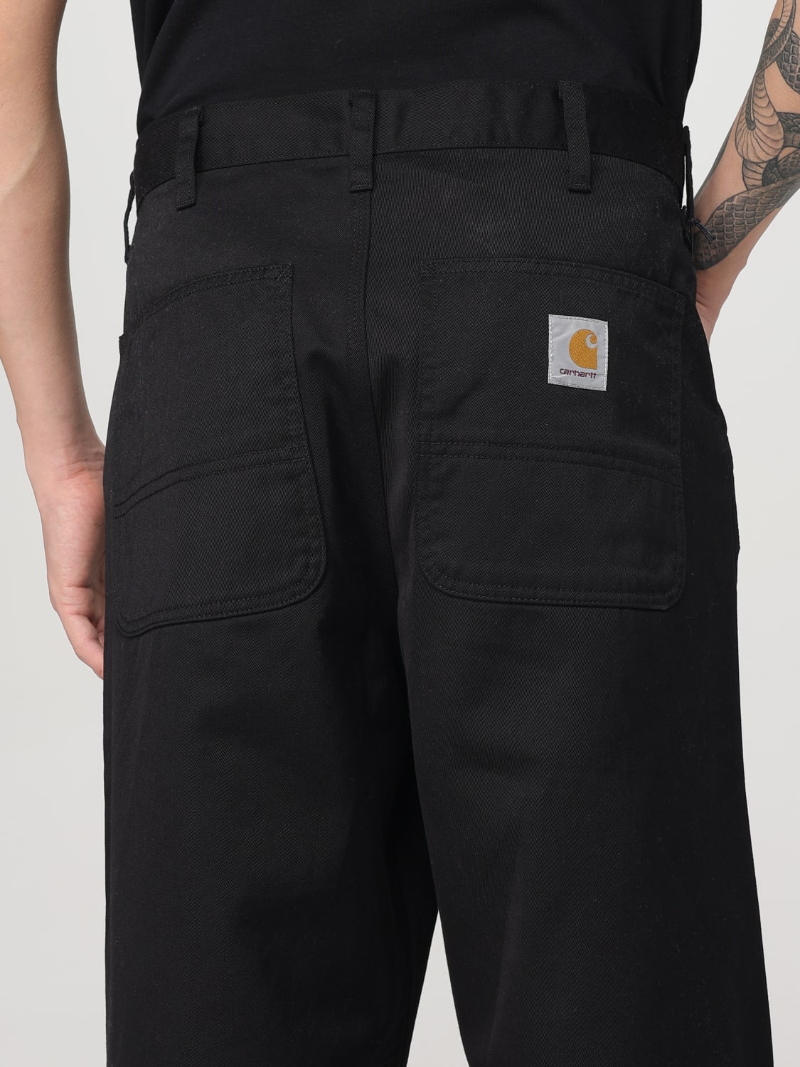 CARHARTT WIP HOSE: Hose herren Carhartt Wip, Schwarz - Img 3