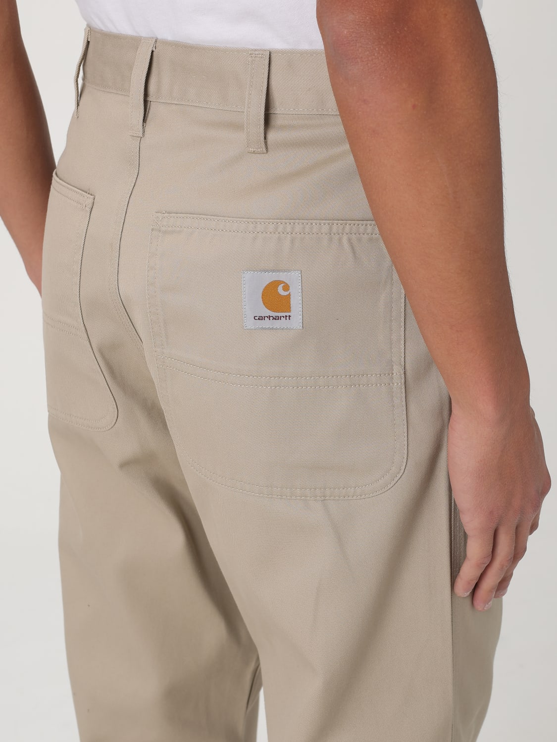 CARHARTT WIP PANTS: Pants men Carhartt Wip, Sand - Img 4
