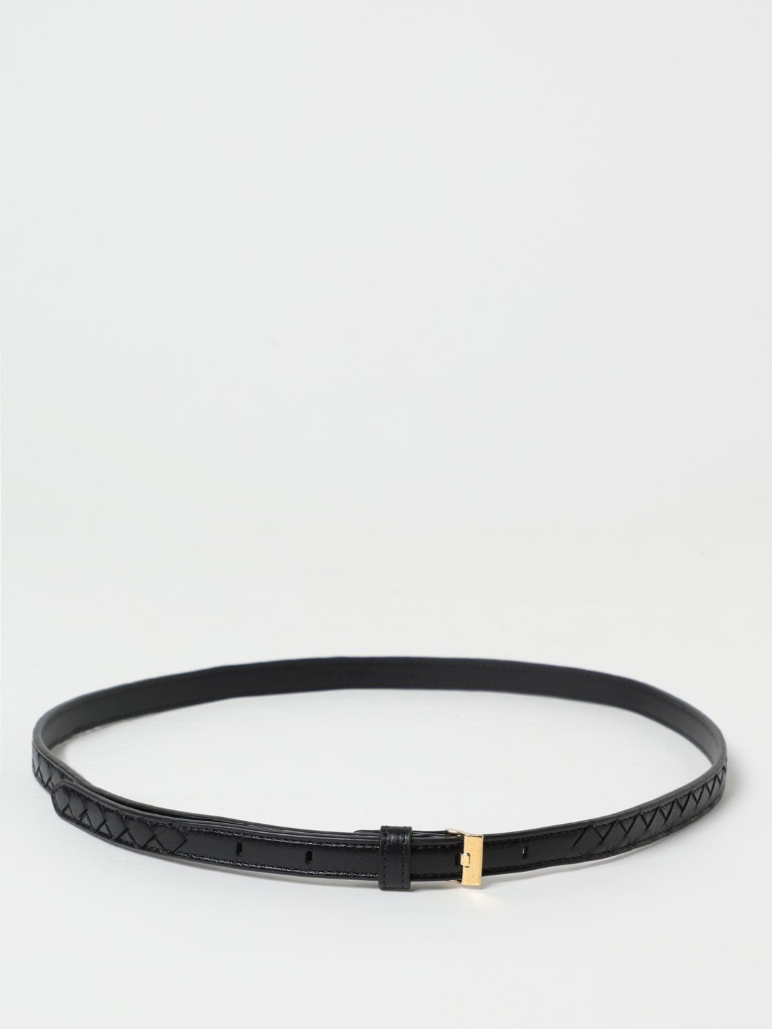 BOTTEGA VENETA CINTURA: Cintura Watch Bottega Veneta in nappa intrecciata , Nero - Img 1