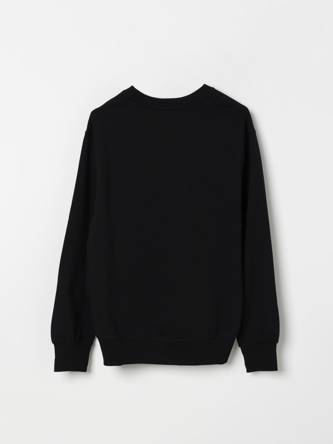 DIESEL MAGLIA: Felpa a girocollo con stampa logo Diesel, Nero - Img 2