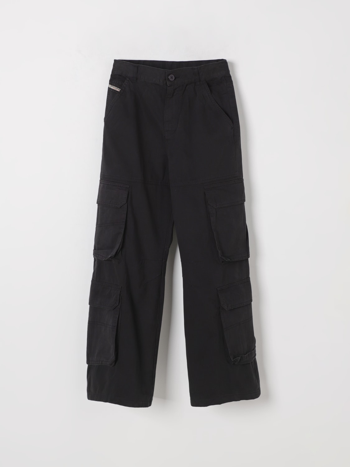 DIESEL PANTALONES: Pantalón niños Diesel, Negro - Img 1