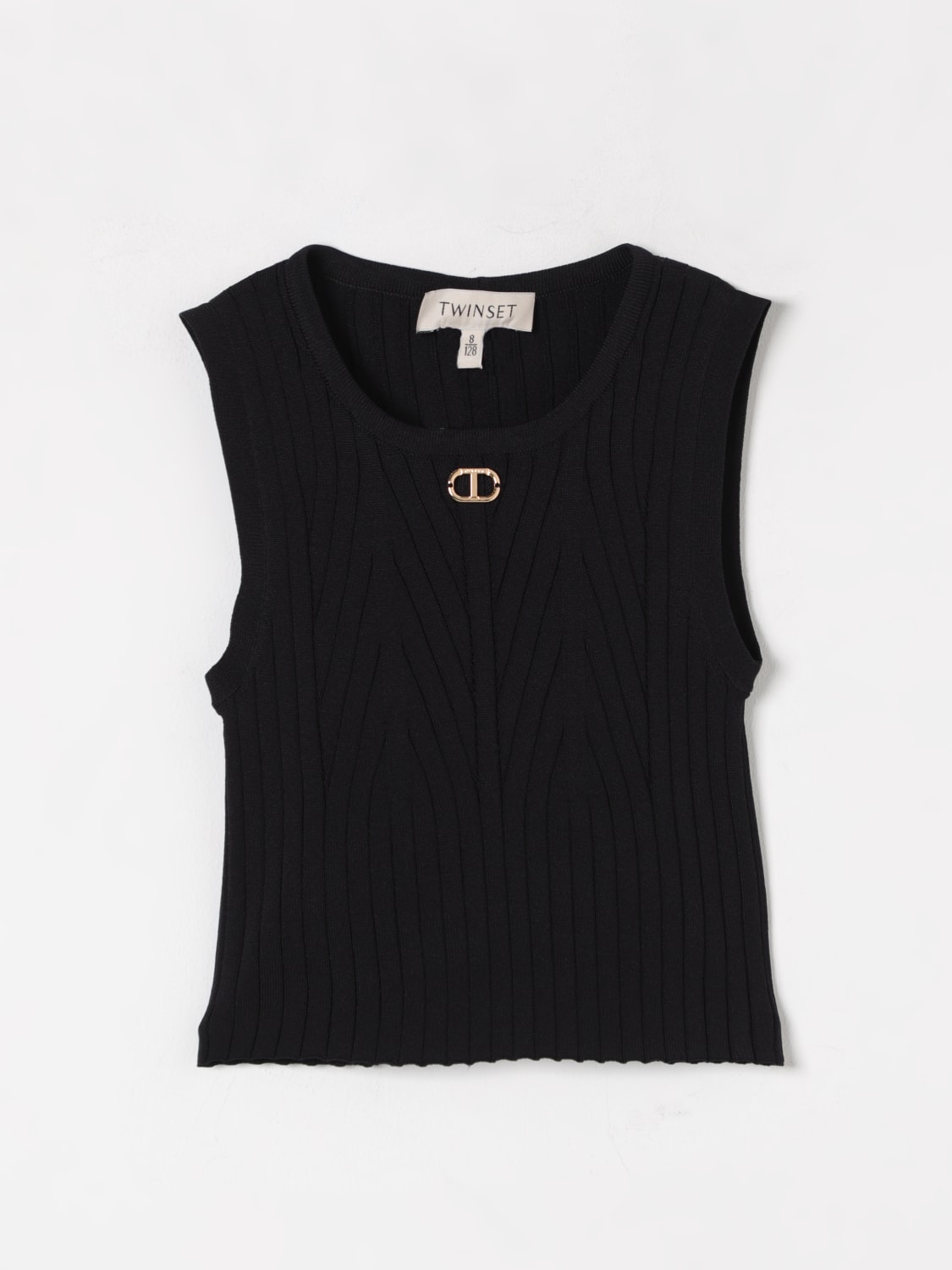 TWINSET T-SHIRT: T-shirt kids Twinset, Black - Img 1