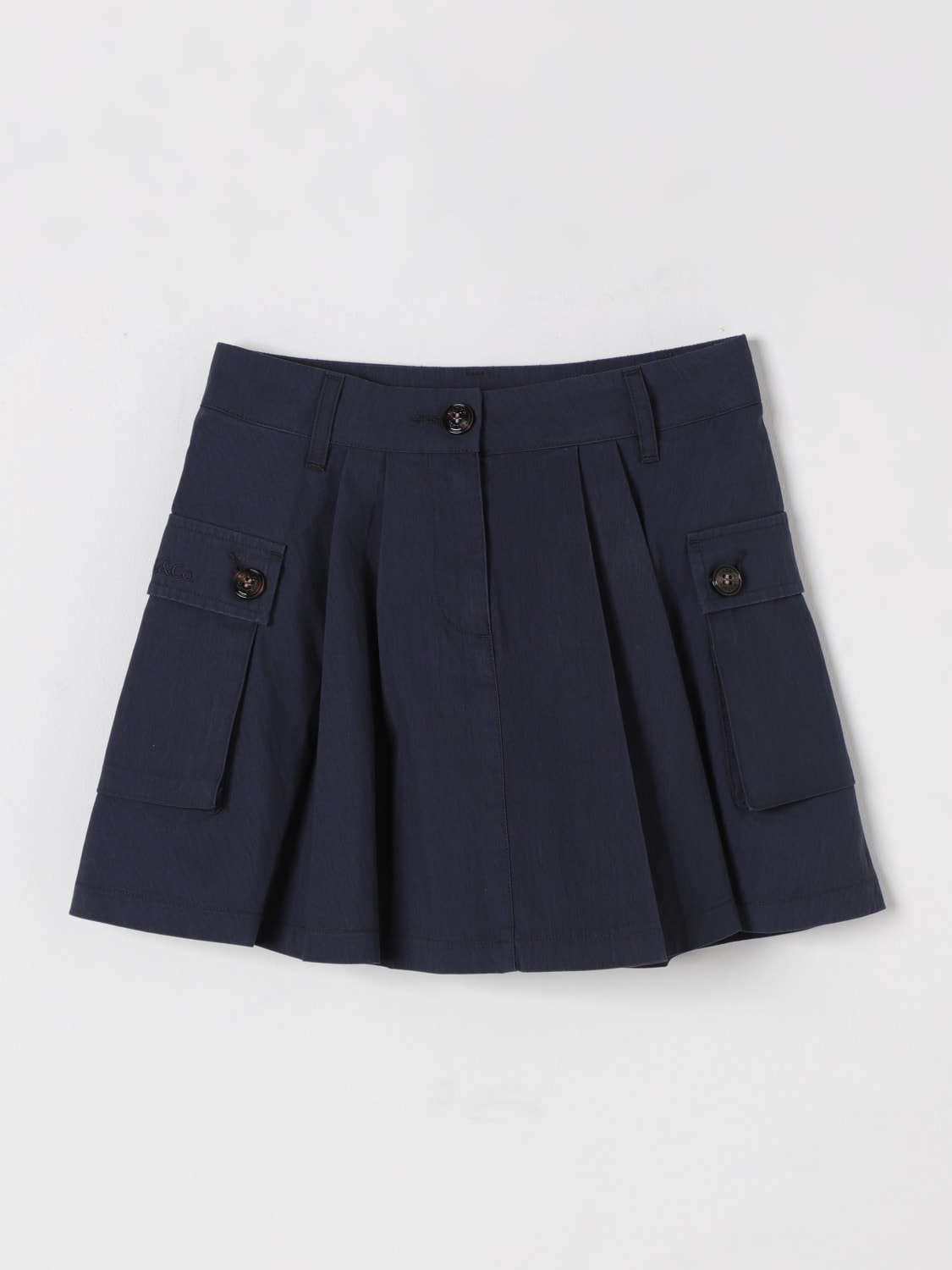 MAX&CO. KID GONNA: Gonna in misto cotone Max&Co. Kid, Indaco - Img 1