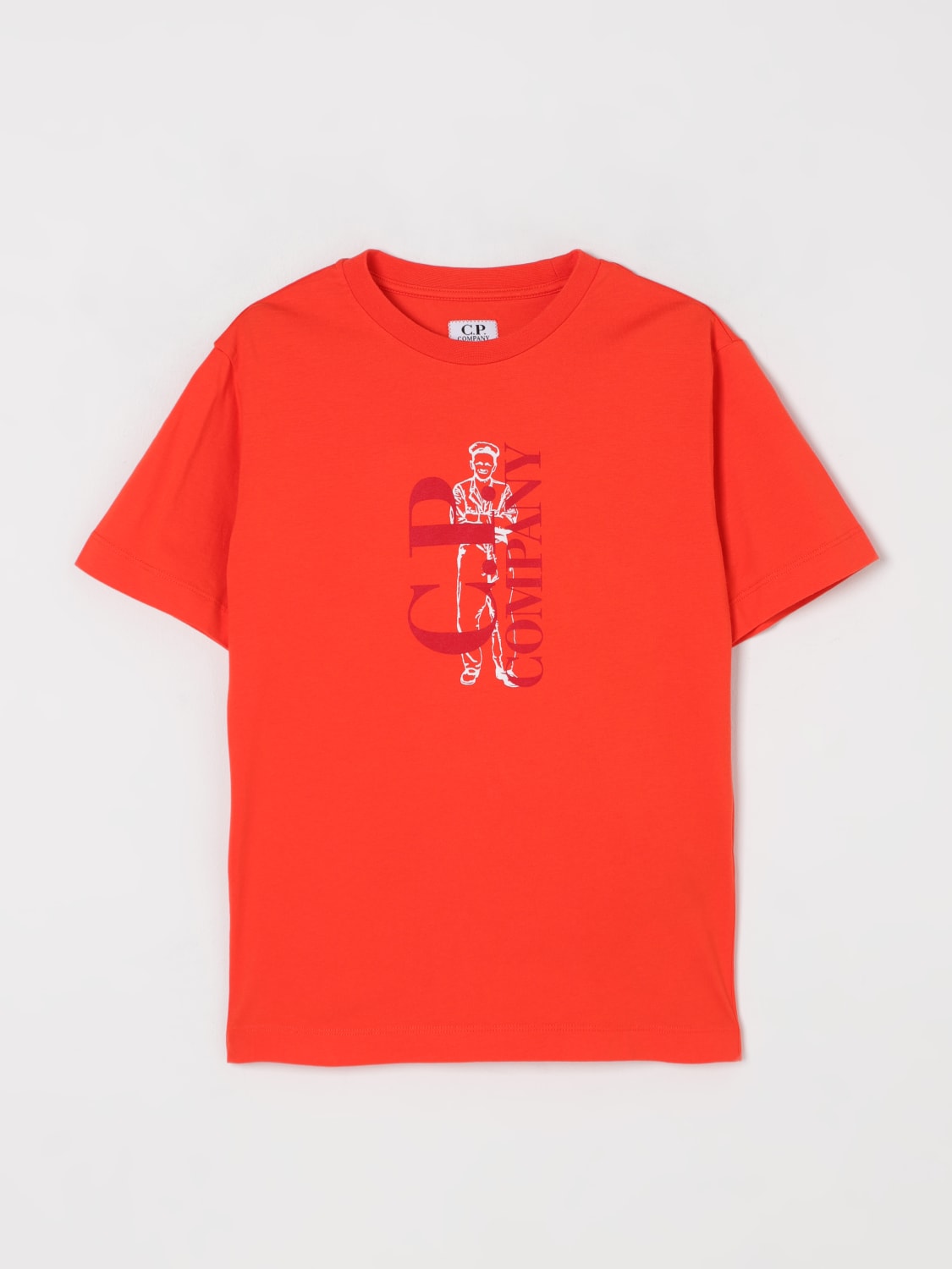 C.P. COMPANY T-SHIRT: T-shirt kids C.P. Company, Red - Img 1