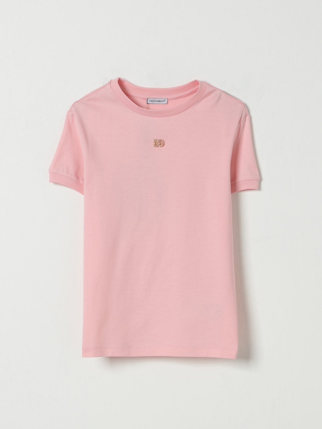 DOLCE & GABBANA T-SHIRT: T-shirt kids Dolce & Gabbana, Pink - Img 1