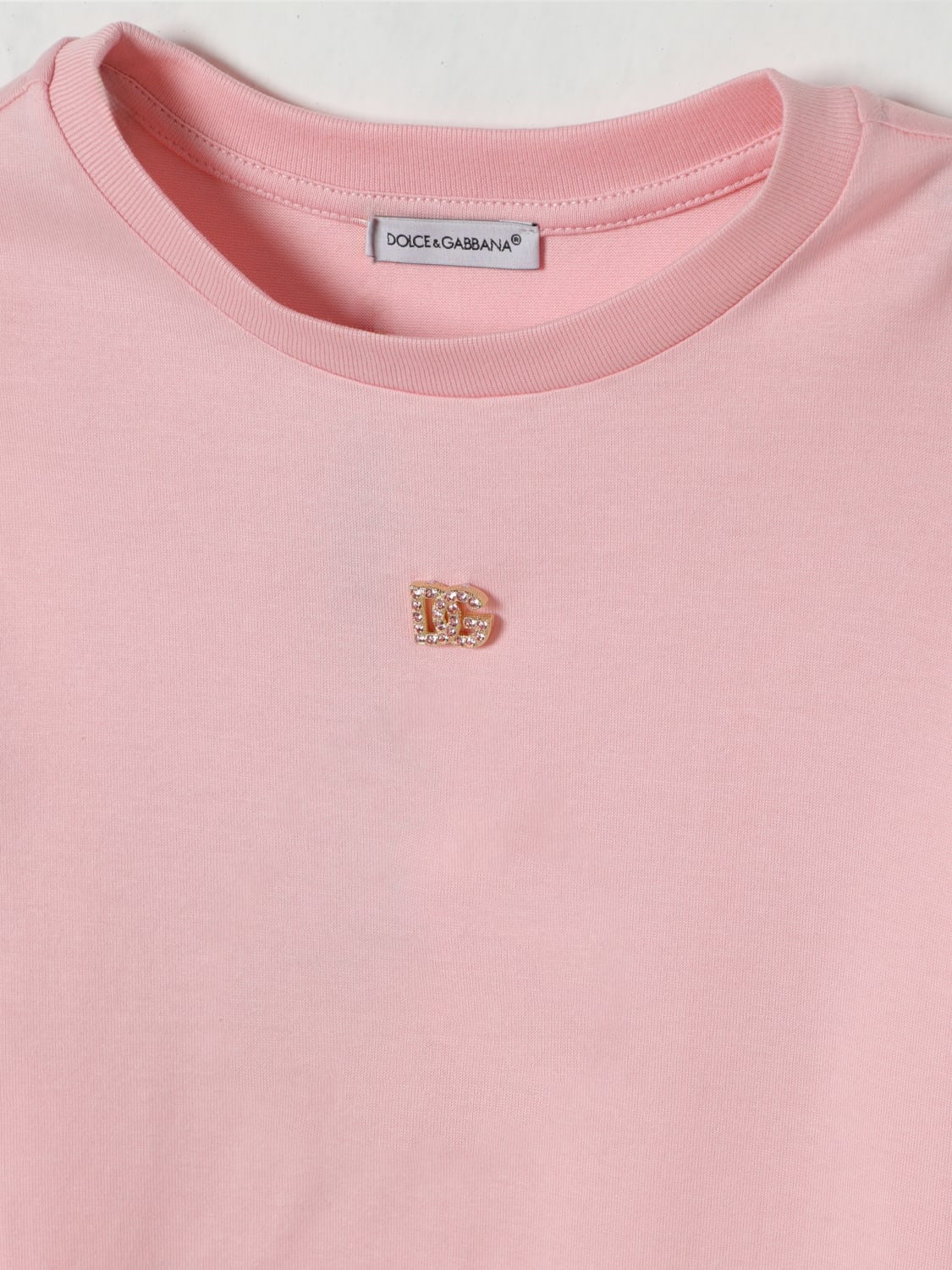 DOLCE & GABBANA T-SHIRT: T-shirt kids Dolce & Gabbana, Pink - Img 3