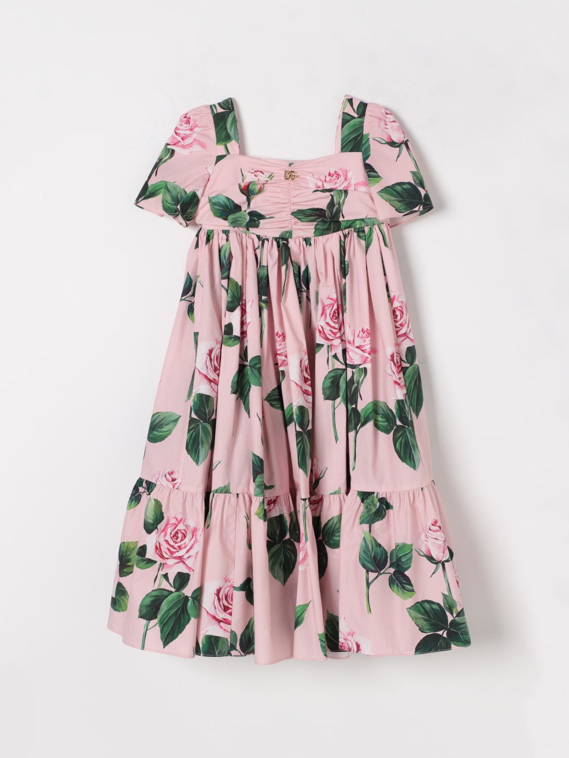 DOLCE & GABBANA DRESS: Dress kids Dolce & Gabbana, Pink - Img 1