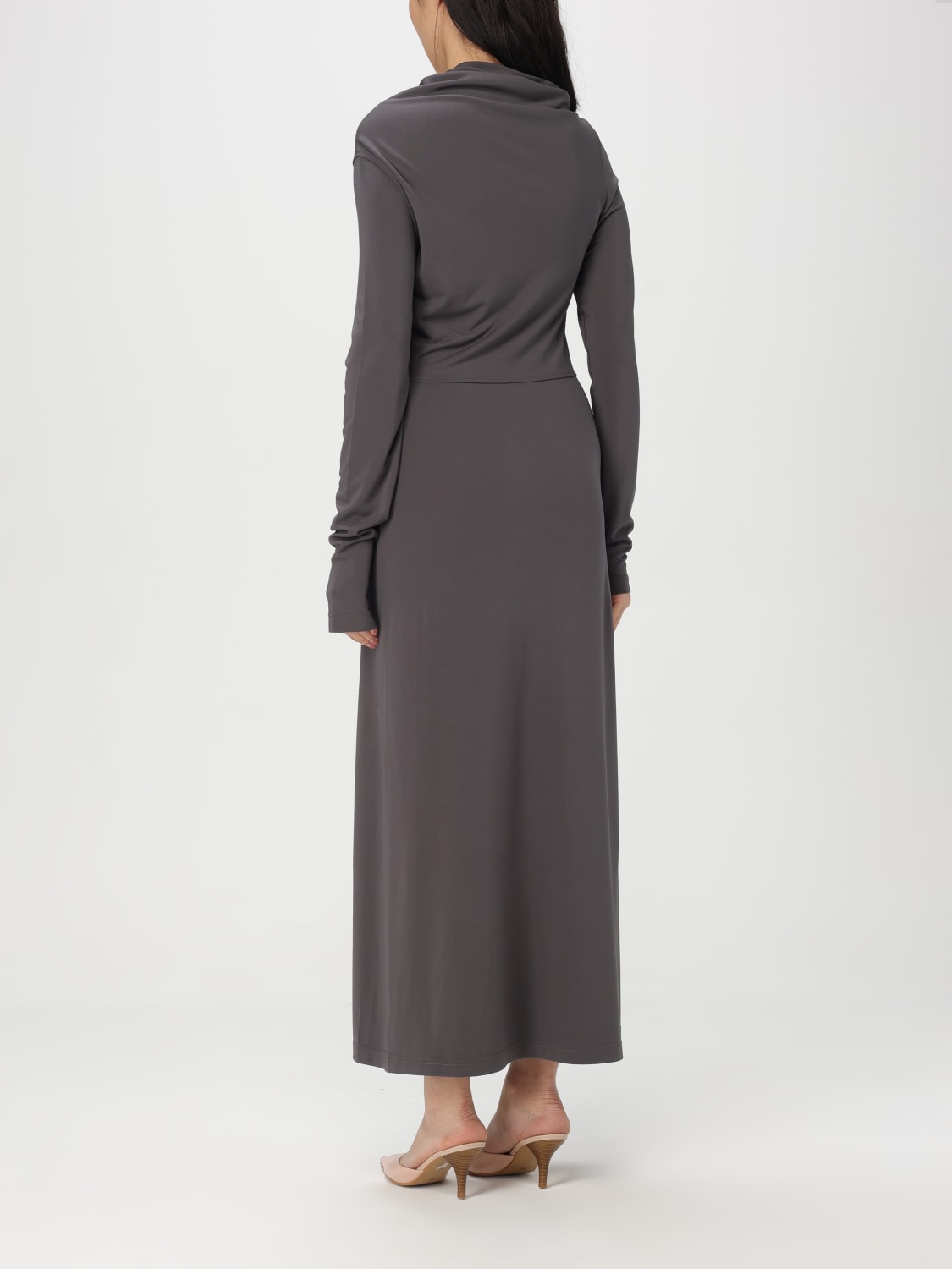 ワンピース TOTEME Woman Dress Grey 251WRD4459FB0162 128 TOTEME: Dress woman - Grey | Toteme dress 251WRD4459FB0162
