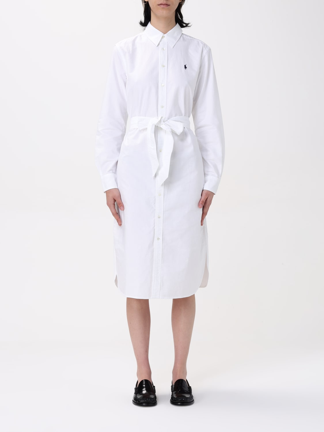 ワンピース POLO RALPH LAUREN Woman Dress White 211928804 001 POLO RALPH LAUREN: Dress woman - White | Polo Ralph Lauren