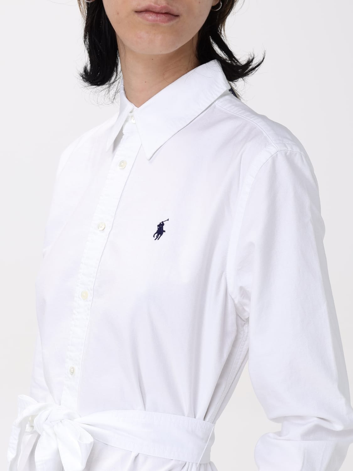 POLO RALPH LAUREN: Dress woman - White | Polo Ralph Lauren