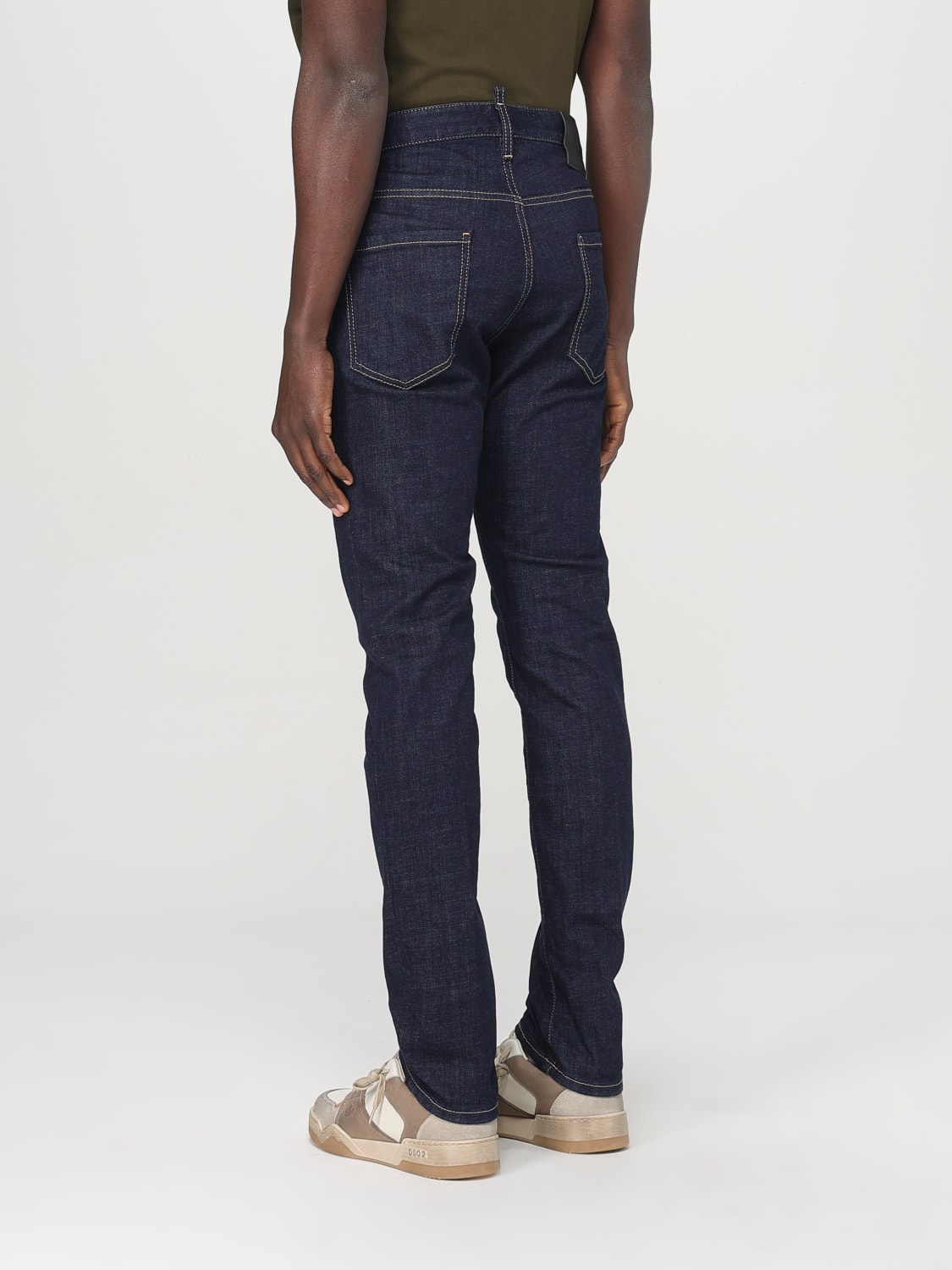 DSQUARED2 JEANS: Jeans hombre Dsquared2, Azul Oscuro - Img 3