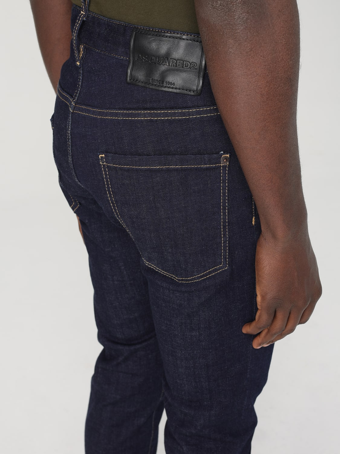 DSQUARED2 JEANS: Jeans hombre Dsquared2, Azul Oscuro - Img 4