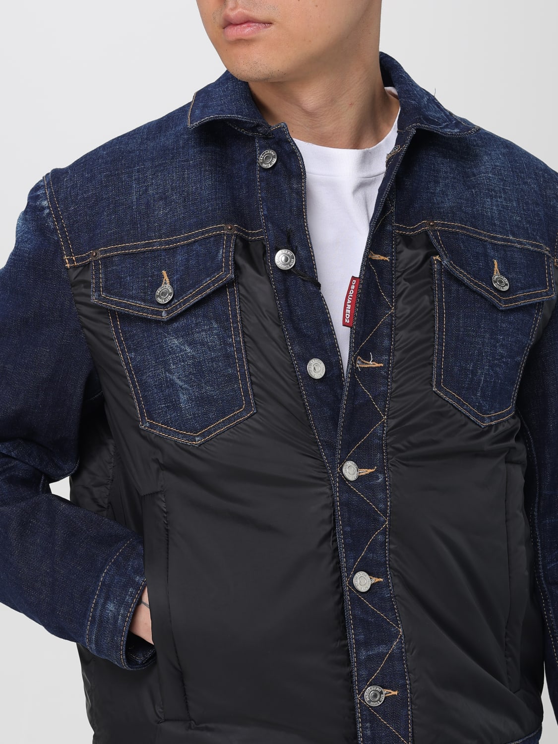 DSQUARED2 JACKET: Jacket men Dsquared2, Denim - Img 5