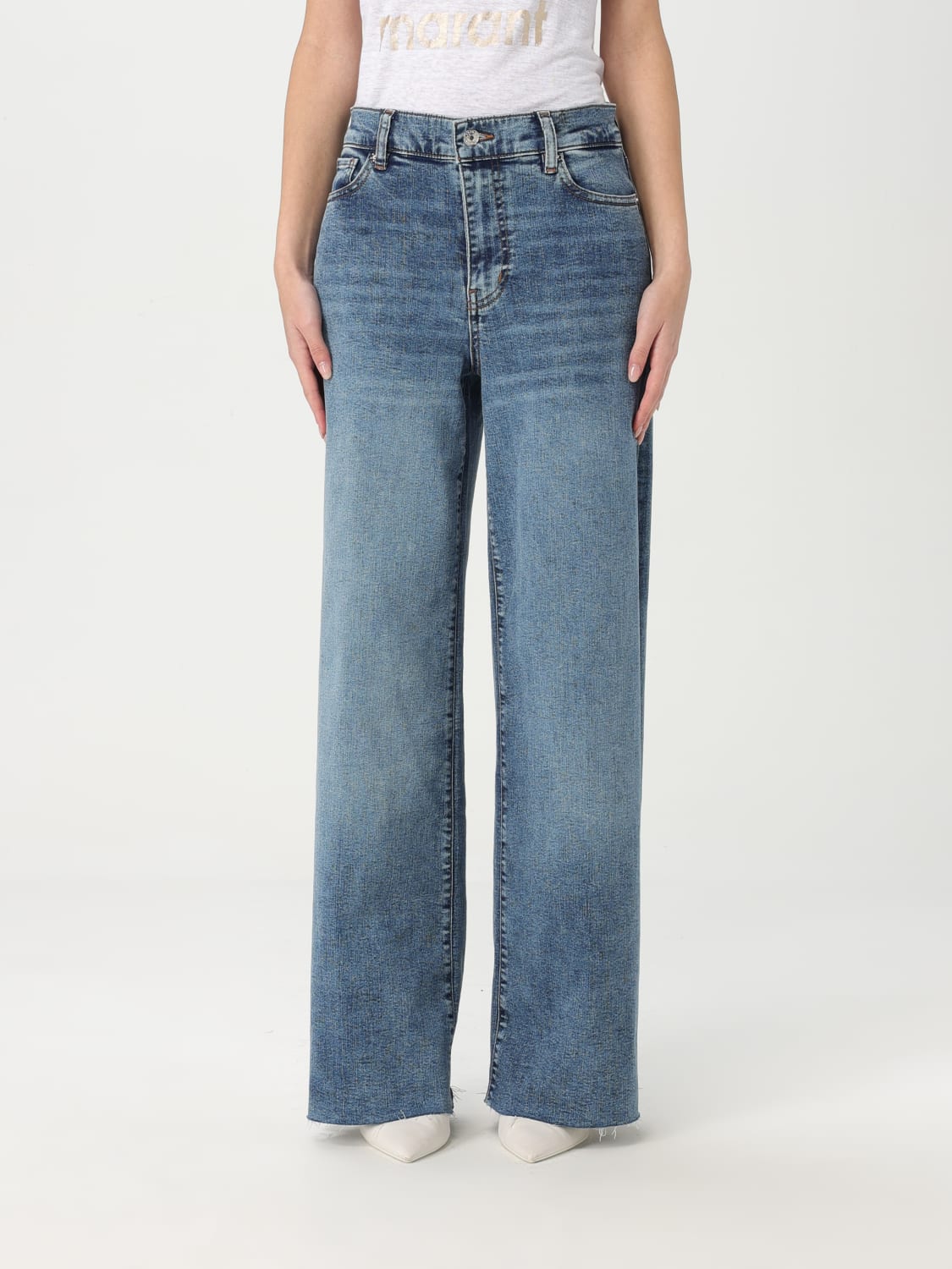 デニム・ジーパン FRAME Women Denim Pants LSPRA814DE Q FRAME CNLR BLUE Frame Blue jeans in super stretch denim | TheDoubleF