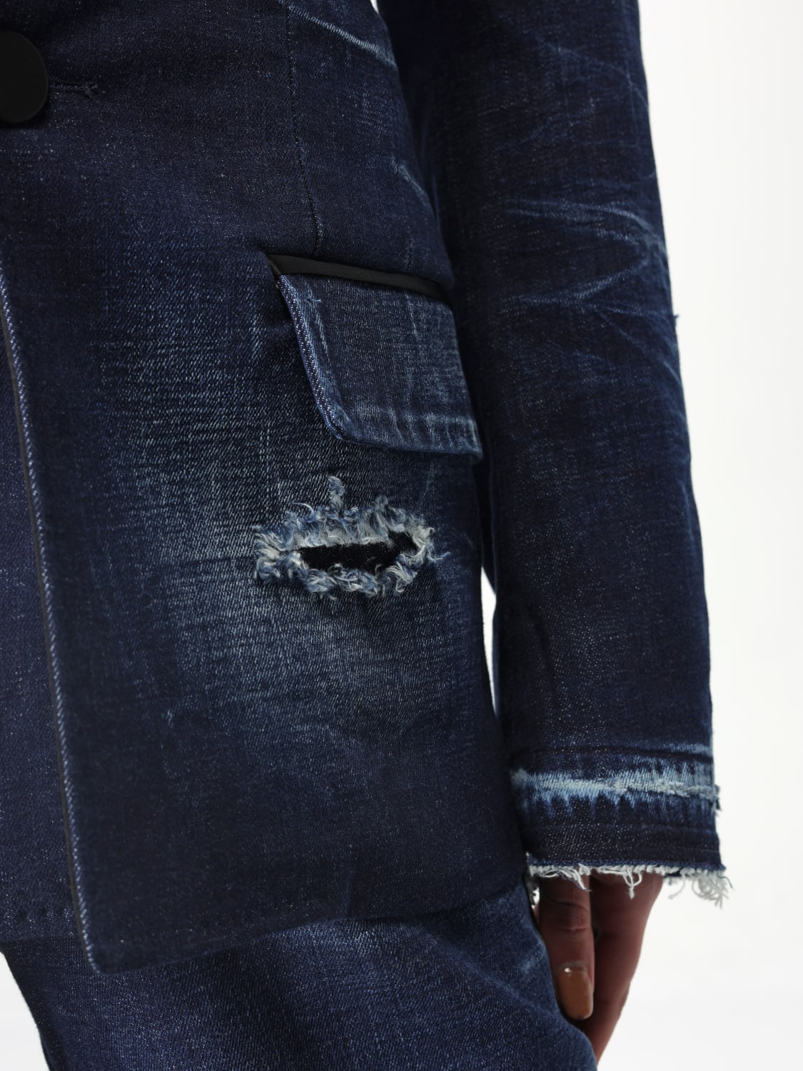 アウターその他 DSQUARED2 Woman Blazer Blue S75BN0893S30664 470 DSQUARED2 Woman Blazer Blue S75BN0893S30664 470 (D SQUARED2