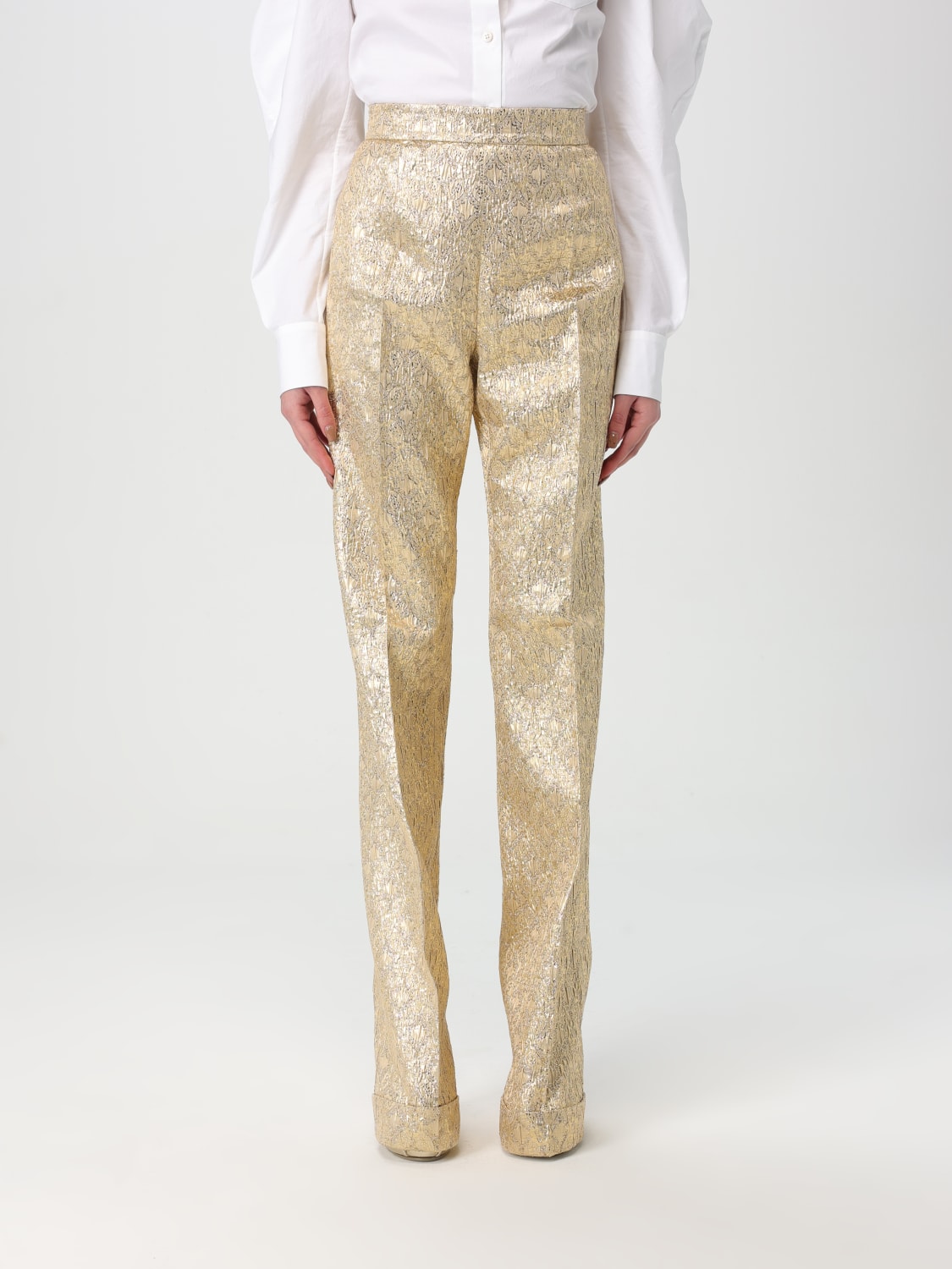 パンツ DSQUARED2 Woman Pants Gold S75KB0448D35196 001F DSQUARED2: Pants woman - Gold | Dsquared2 pants