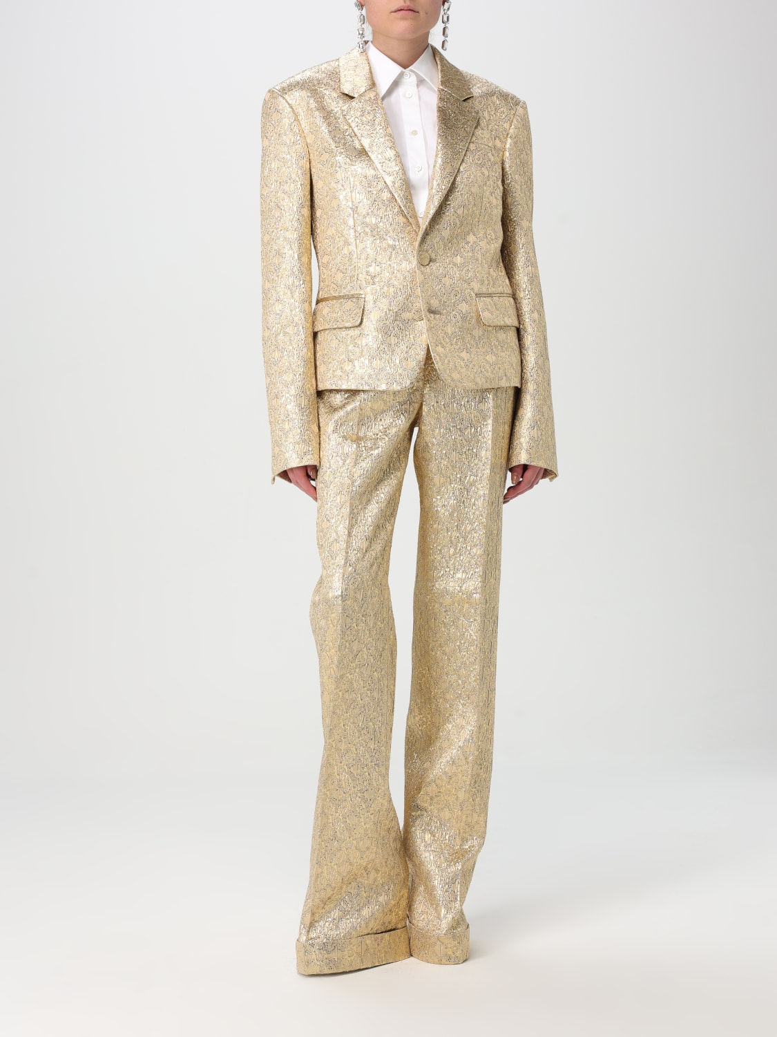 パンツ DSQUARED2 Woman Pants Gold S75KB0448D35196 001F DSQUARED2: Pants woman - Gold | Dsquared2 pants