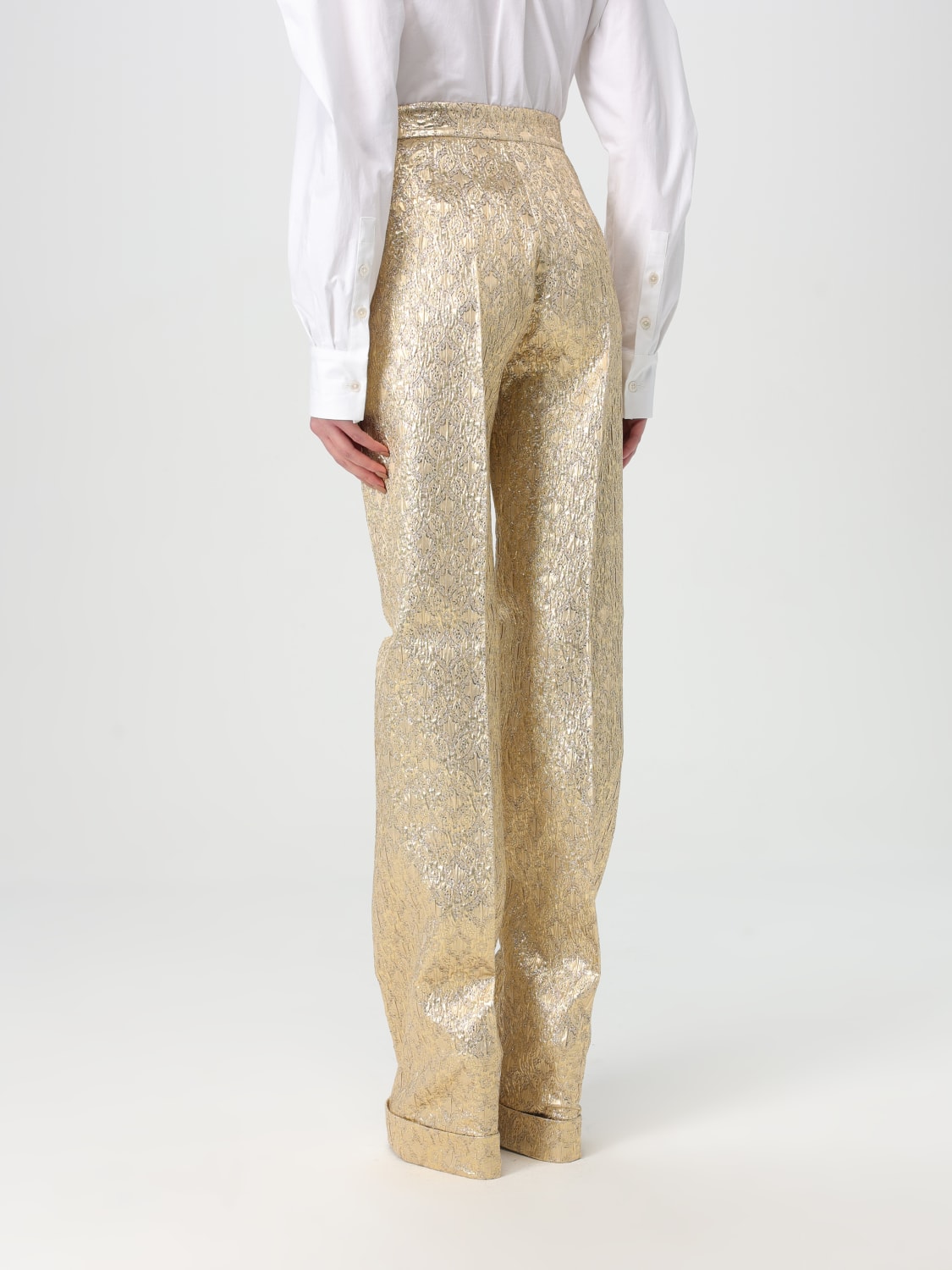 パンツ DSQUARED2 Woman Pants Gold S75KB0448D35196 001F DSQUARED2: Pants woman - Gold | Dsquared2 pants