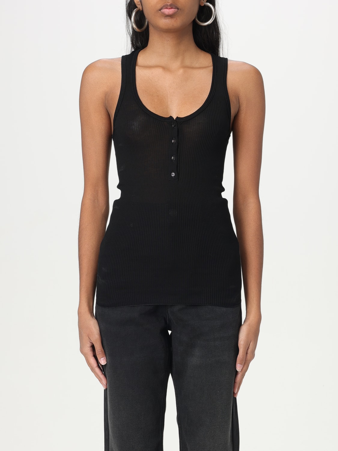 Tシャツ・カットソー ISABEL MARANT Woman T-Shirt Black TS0257FAC1N03I 01BK ISABEL MARANT: T-shirt woman - Black | Isabel Marant t-shirt