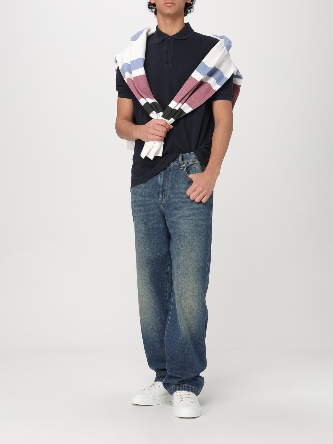 ISABEL MARANT: Polo shirt men - Black | Isabel Marant polo