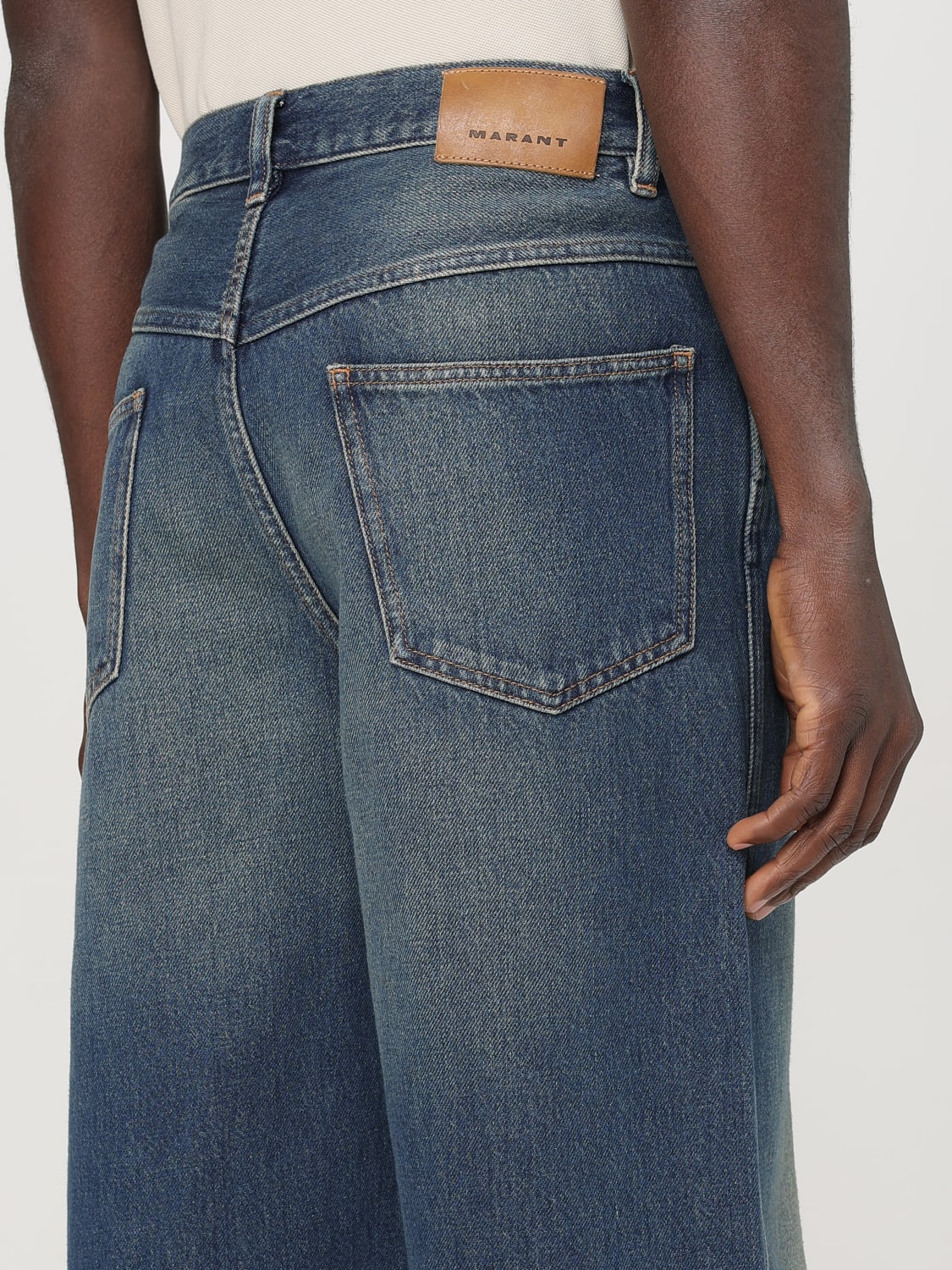 ISABEL MARANT JEANS: Jeans homme Isabel Marant, Bleu - Img 4