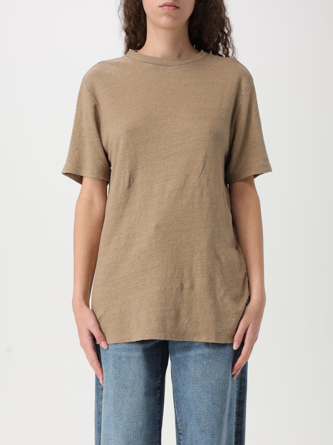 Tシャツ・カットソー ISABEL MARANT ETOILE Woman T-Shirt Kaki TS0001FCB1N17E 67LK ISABEL MARANT ETOILE: T-shirt woman - Kaki | Isabel Marant