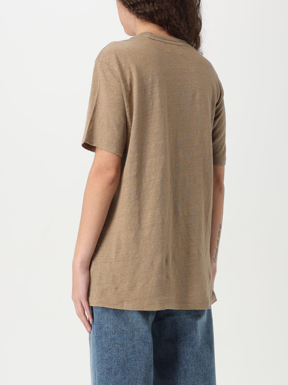 Tシャツ・カットソー ISABEL MARANT ETOILE Woman T-Shirt Kaki TS0001FCB1N17E 67LK ISABEL MARANT ETOILE: T-shirt woman - Kaki | Isabel Marant
