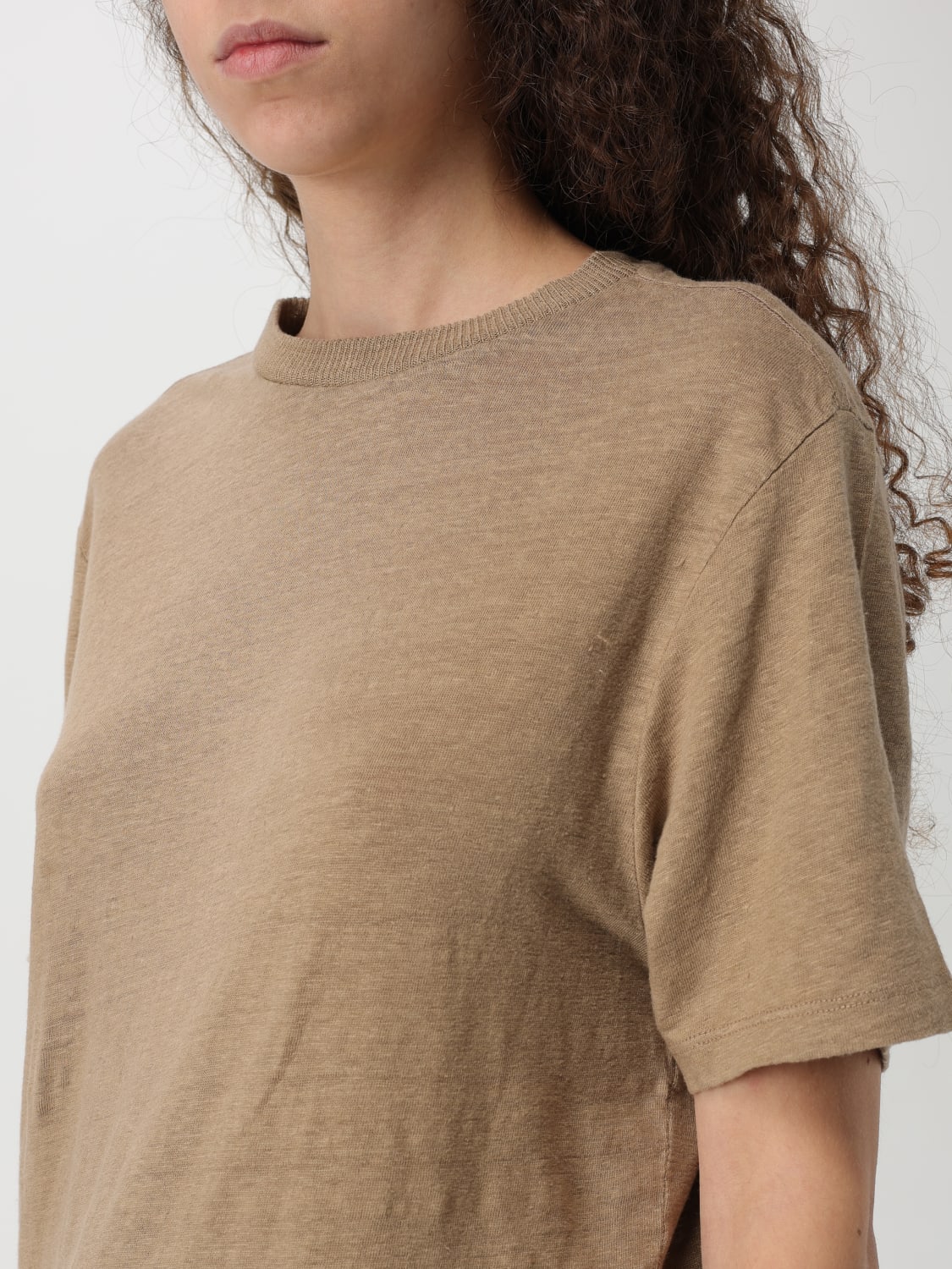 Tシャツ・カットソー ISABEL MARANT ETOILE Woman T-Shirt Kaki TS0001FCB1N17E 67LK ISABEL MARANT ETOILE Woman T-Shirt Kaki TS0001FCB1N17E 67LK