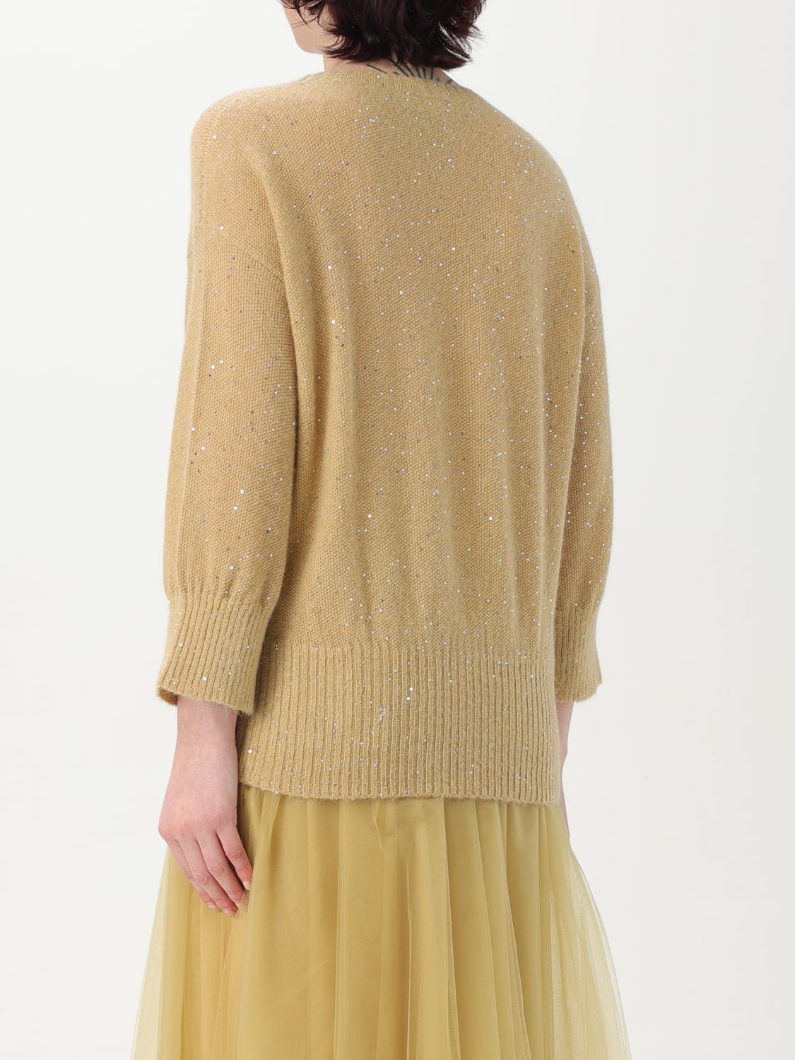 FABIANA FILIPPI PULL: Pull femme Fabiana Filippi, Or - Img 3