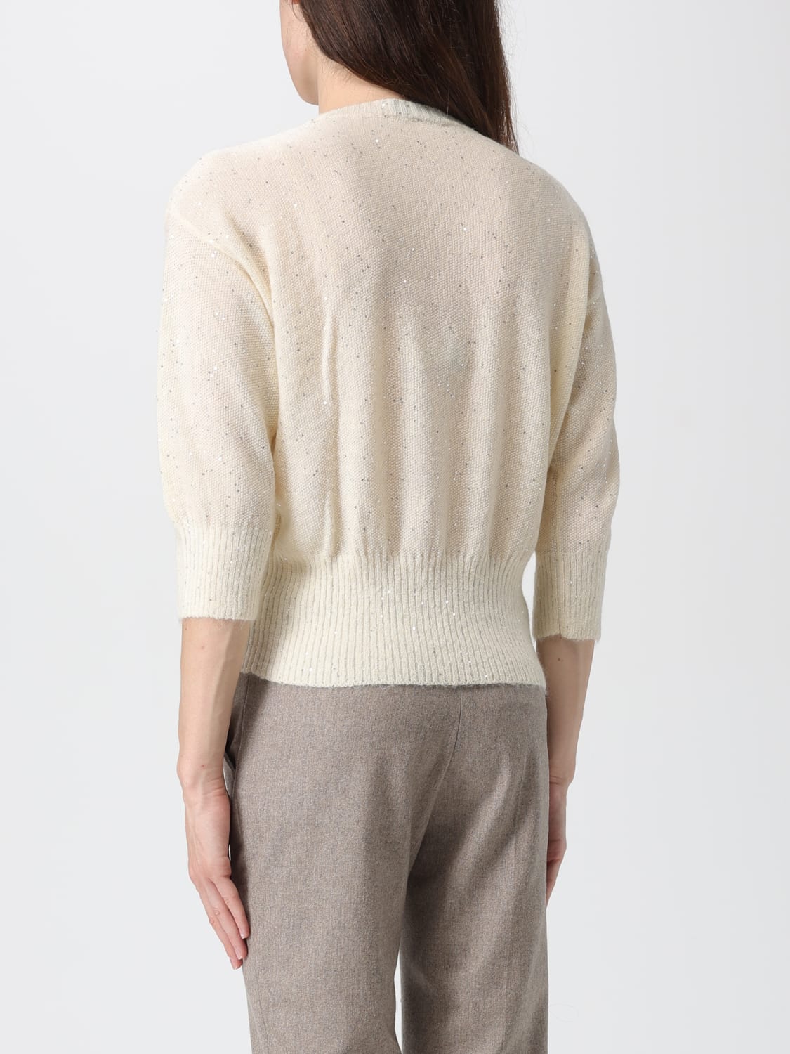 FABIANA FILIPPI PULL: Pull femme Fabiana Filippi, Mastic - Img 2