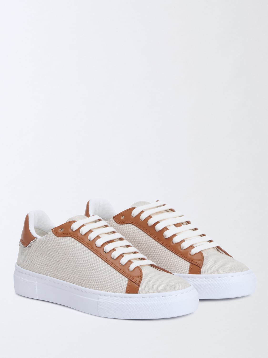 スニーカー FABIANA FILIPPI Fabiana Filippi Sneakers Leather Brown Brown Fabiana Filippi Shoes for Women | Lyst