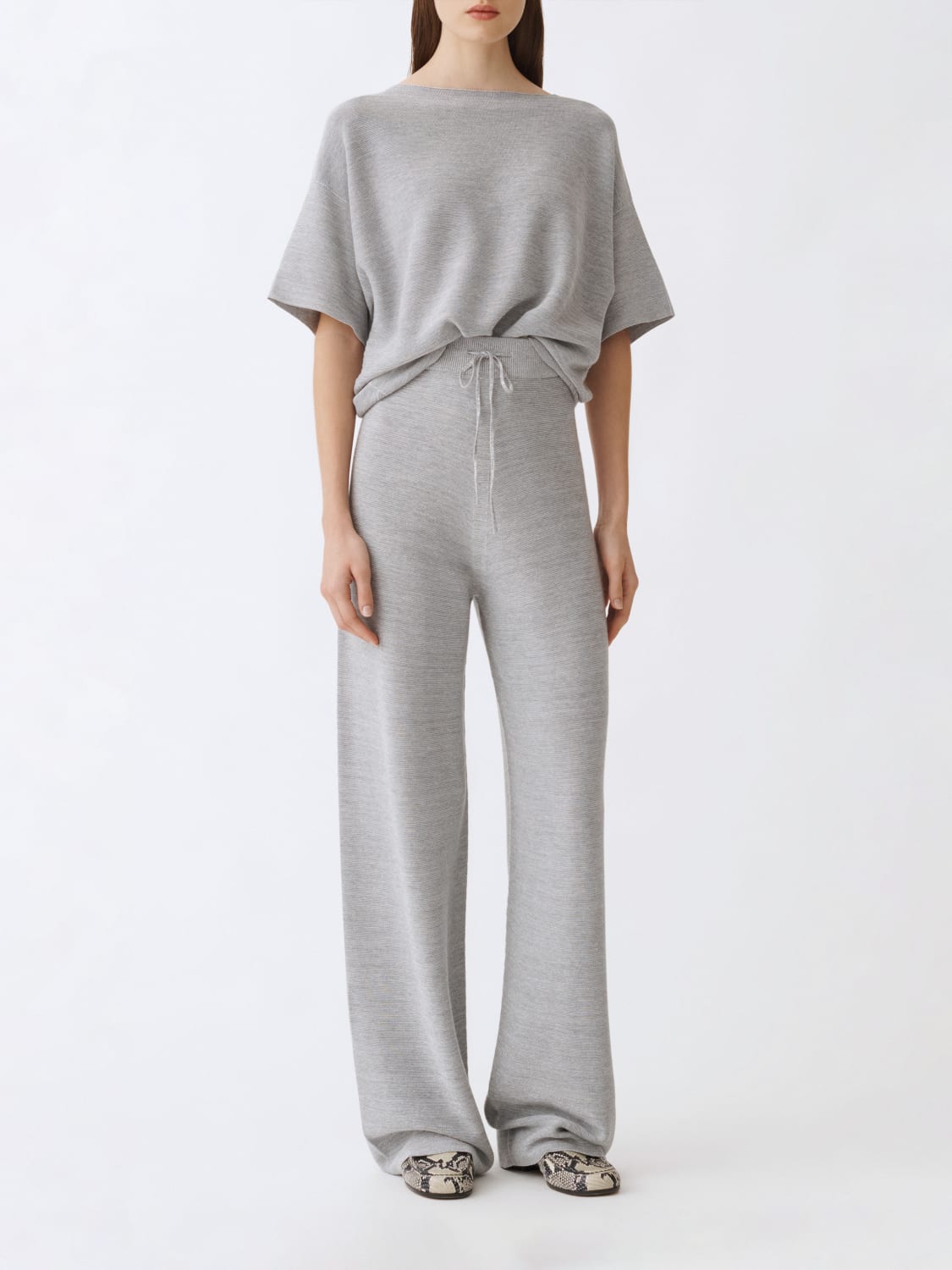 パンツ FABIANA FILIPPI Woman Pants Grey PAD265F326D787 1259 FABIANA FILIPPI: Pants woman - Grey | Fabiana Filippi pants