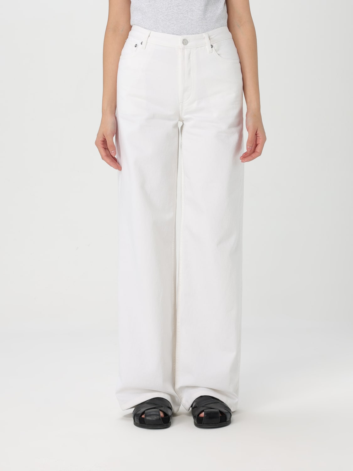 A.P.C. JEANS: Pantalon femme A.P.C., Blanc - Img 1