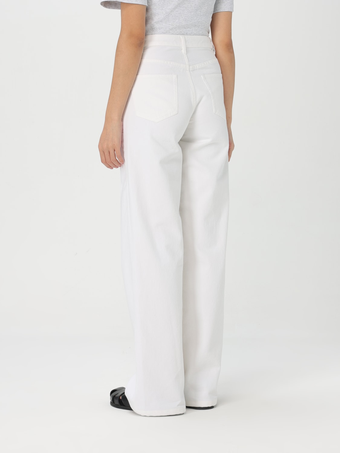 A.P.C. JEANS: Pantalon femme A.P.C., Blanc - Img 3