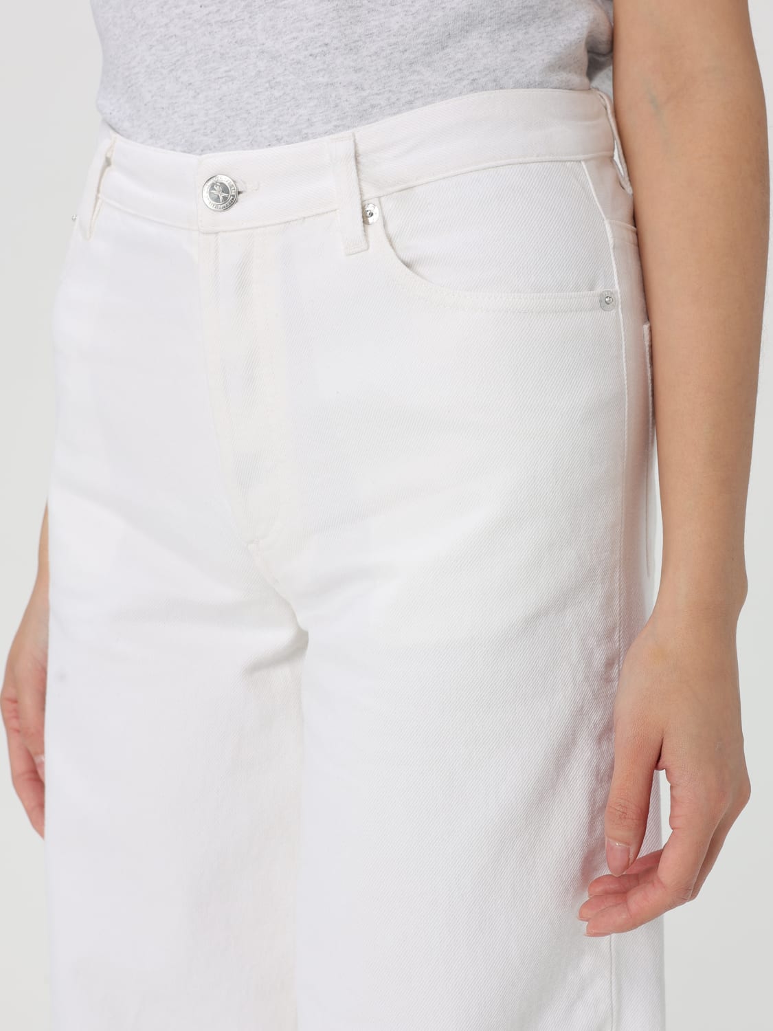 A.P.C. JEANS: Pantalon femme A.P.C., Blanc - Img 4