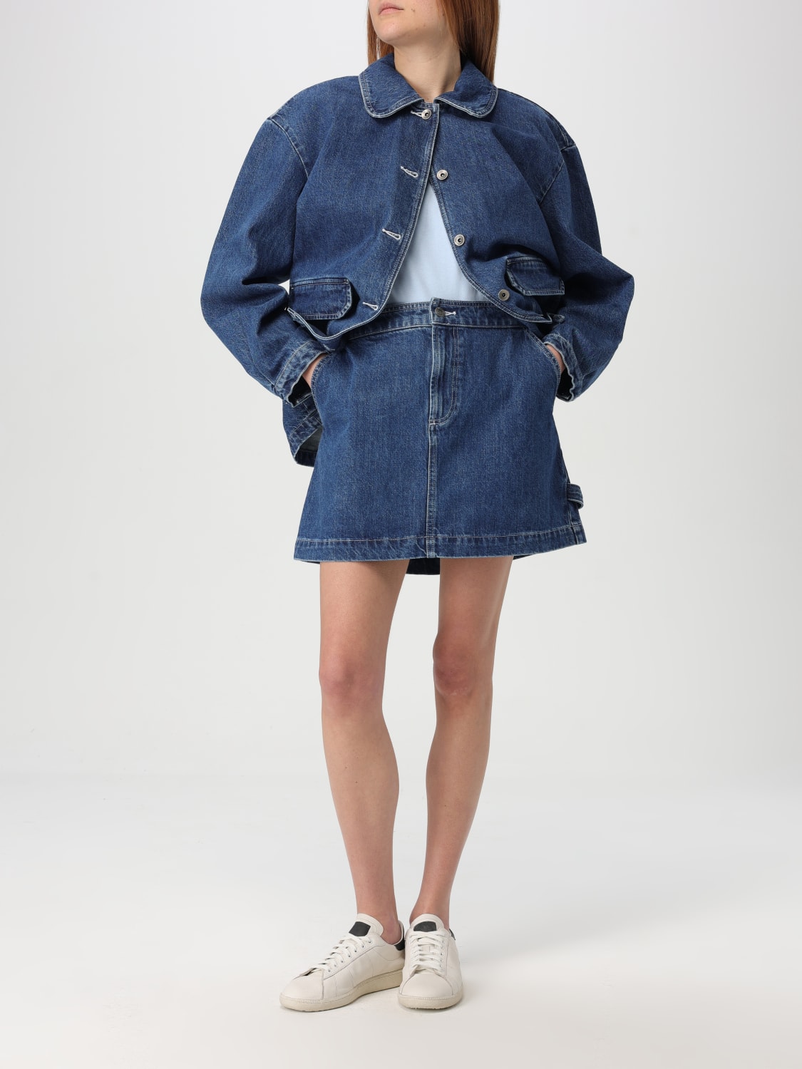 A.P.C. SKIRT: Skirt woman A.P.C., Blue - Img 2