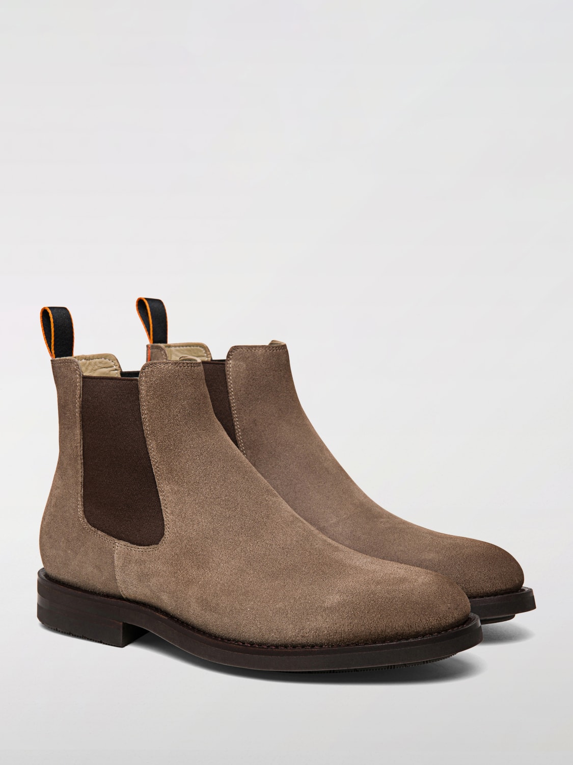 SANTONI BOOT: Boots men Santoni, Brown - Img 2