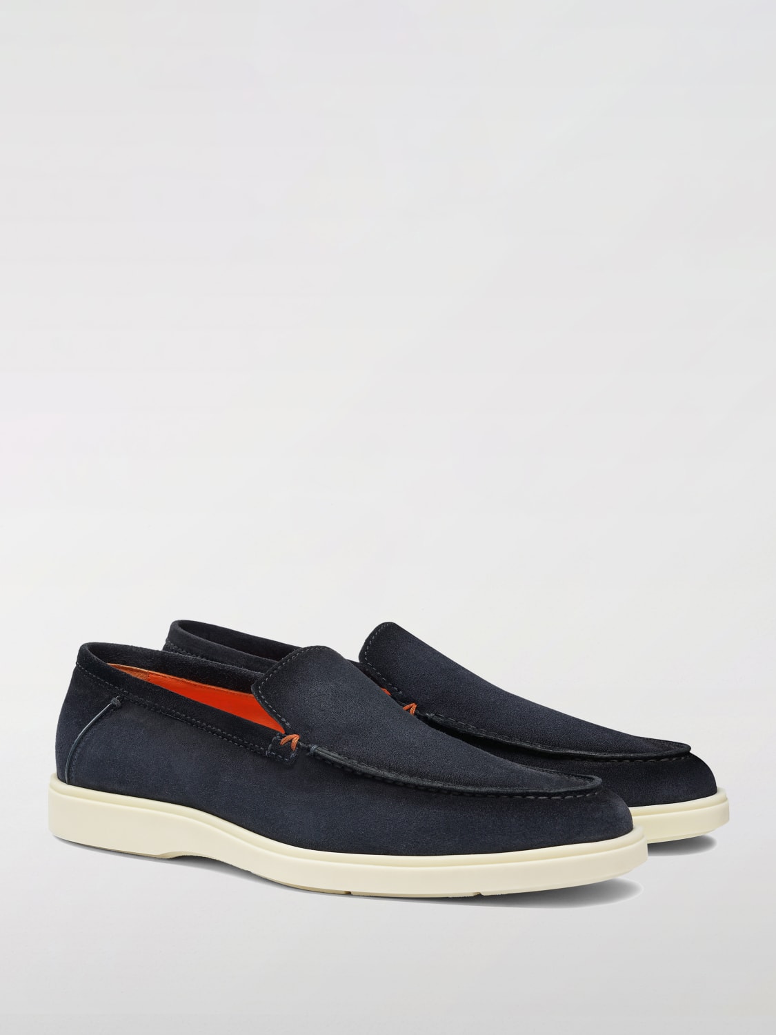 SANTONI MOKASSINS: Mokassins herren Santoni, Blau - Img 2