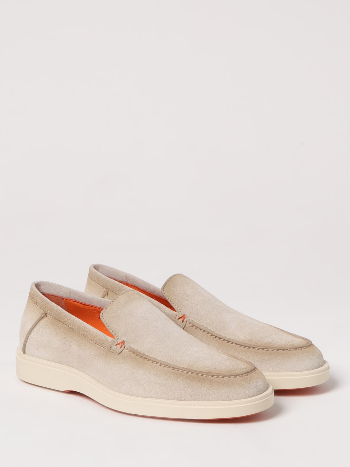 SANTONI MOKASSINS: Mokassins herren Santoni, Beige - Img 2