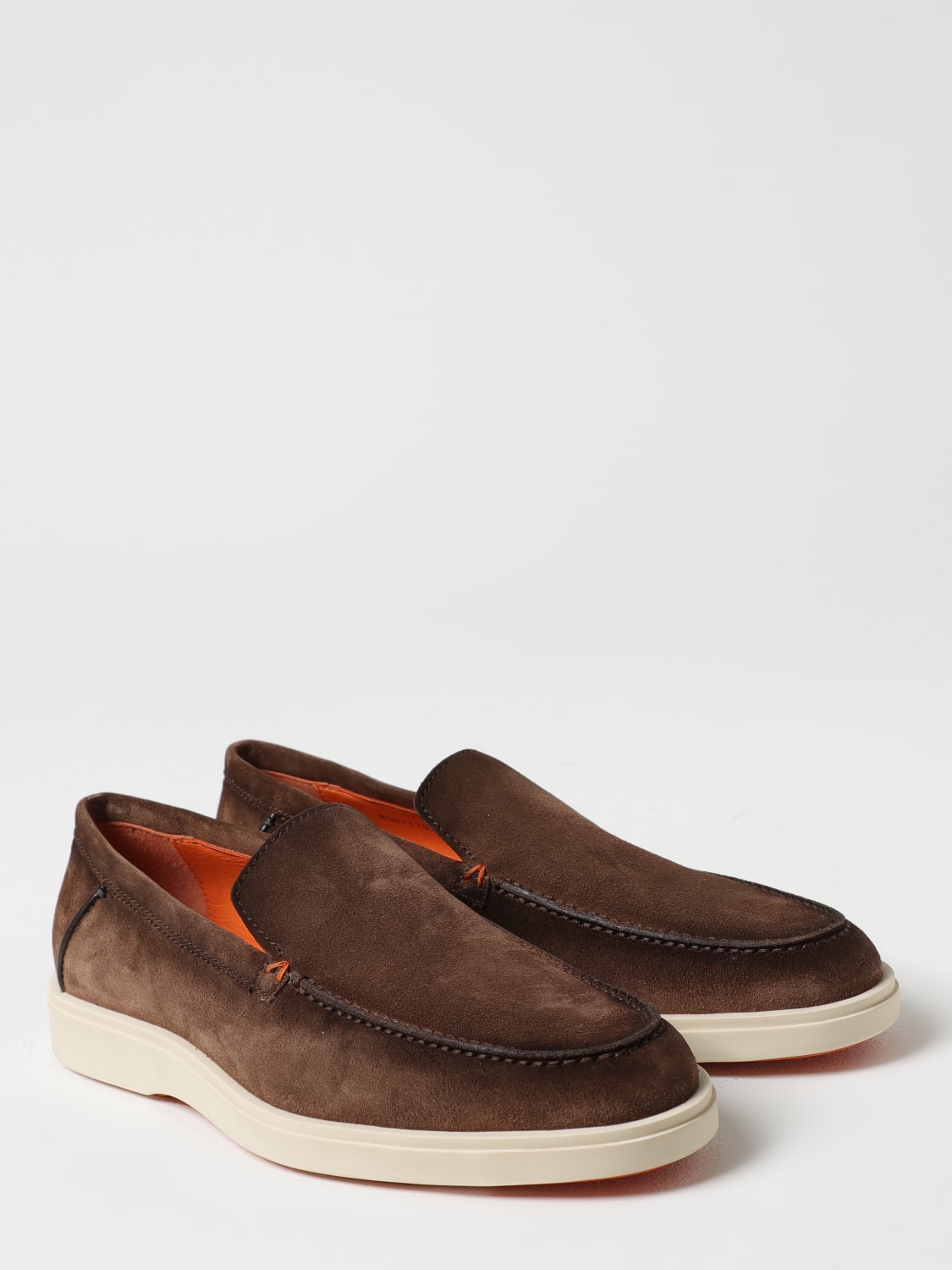 SANTONI MOKASSINS: Mokassins herren Santoni, Burnt - Img 2