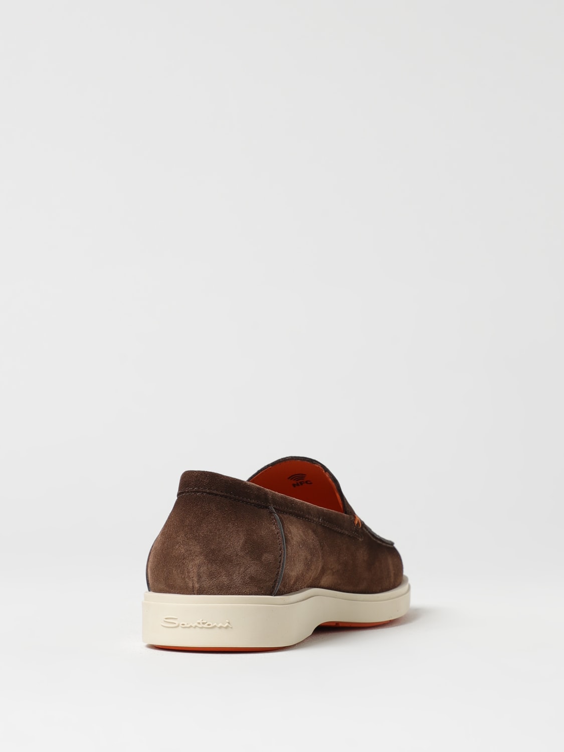 SANTONI MOKASSINS: Mokassins herren Santoni, Burnt - Img 3