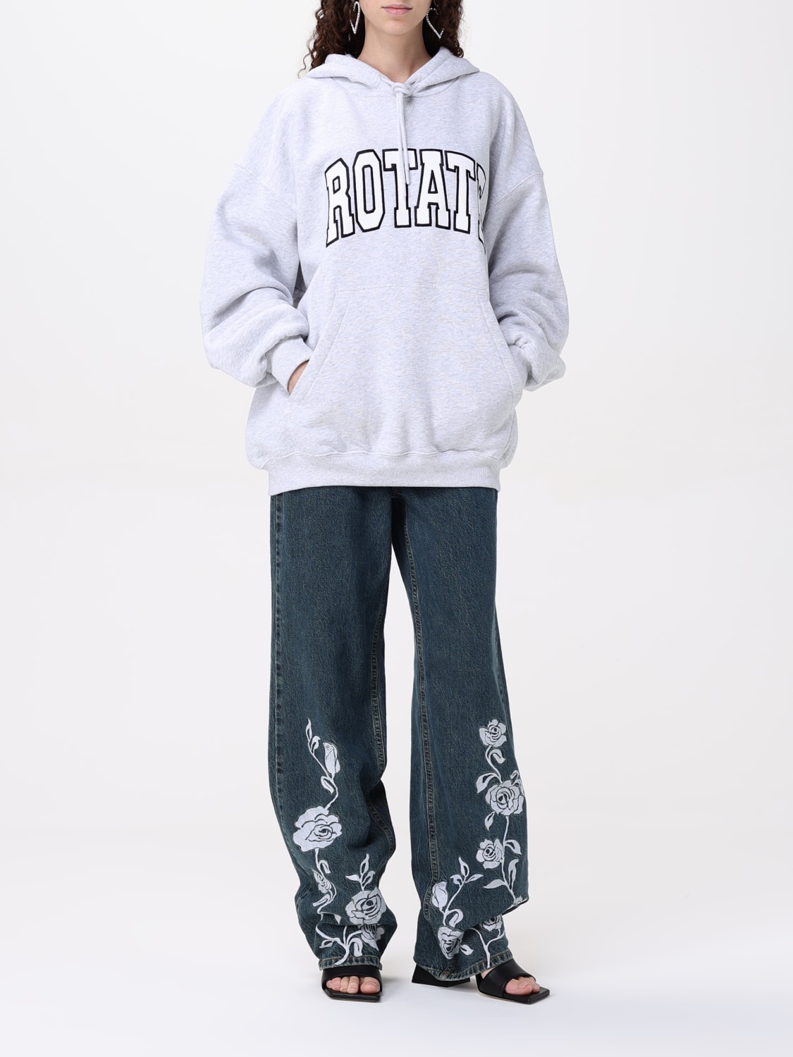 デニム・ジーパン ROTATE Woman Jeans Blue 113914 3048 ROTATE: Jeans woman - Blue | Rotate jeans 113914 online at