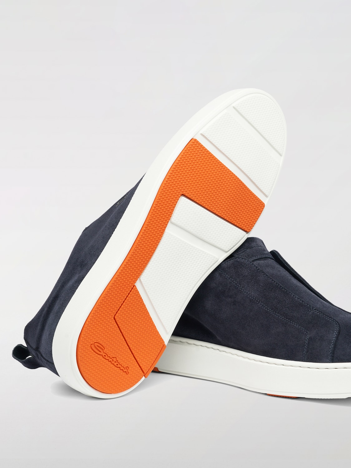 SANTONI: Sneakers men - Blue | Santoni sneakers