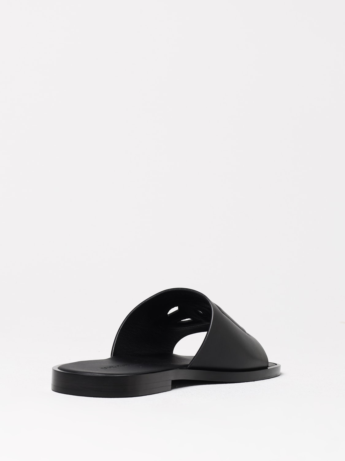 DOLCE & GABBANA SANDALI: Sandalo DG Dolce & Gabbana in pelle , Nero - Img 3