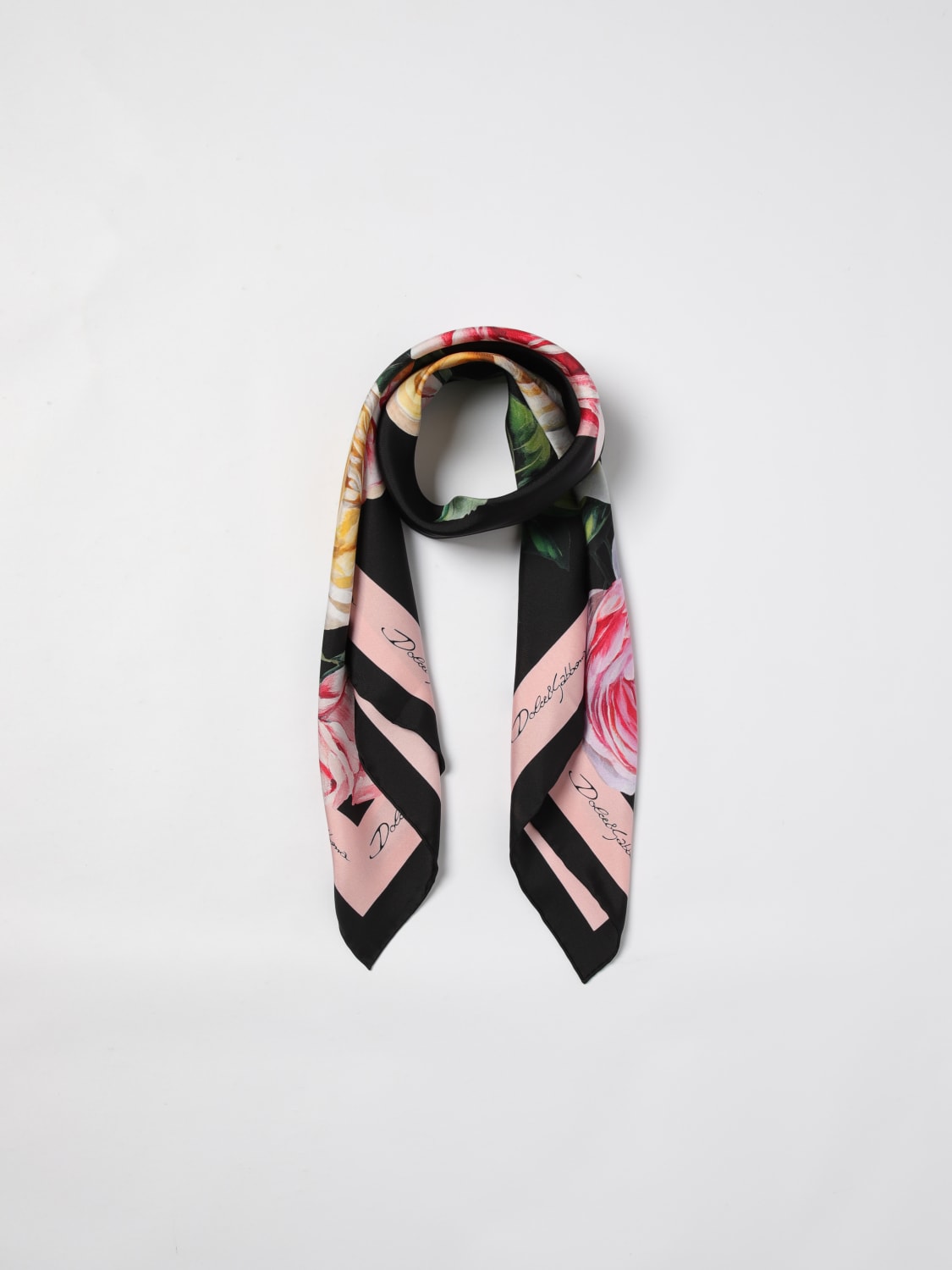 スカーフ DOLCE & GABBANA Woman Neck scarf Burgundy FN090RGDCUI HH5IY DOLCE & GABBANA: Scarf woman - Burgundy | Dolce & Gabbana