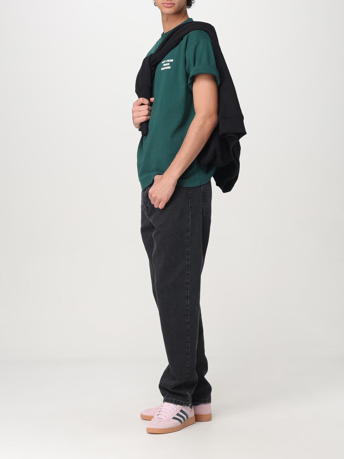 DRÔLE DE MONSIEUR CAMISETA: Camiseta hombre Drole De Monsieur, Verde - Img 2