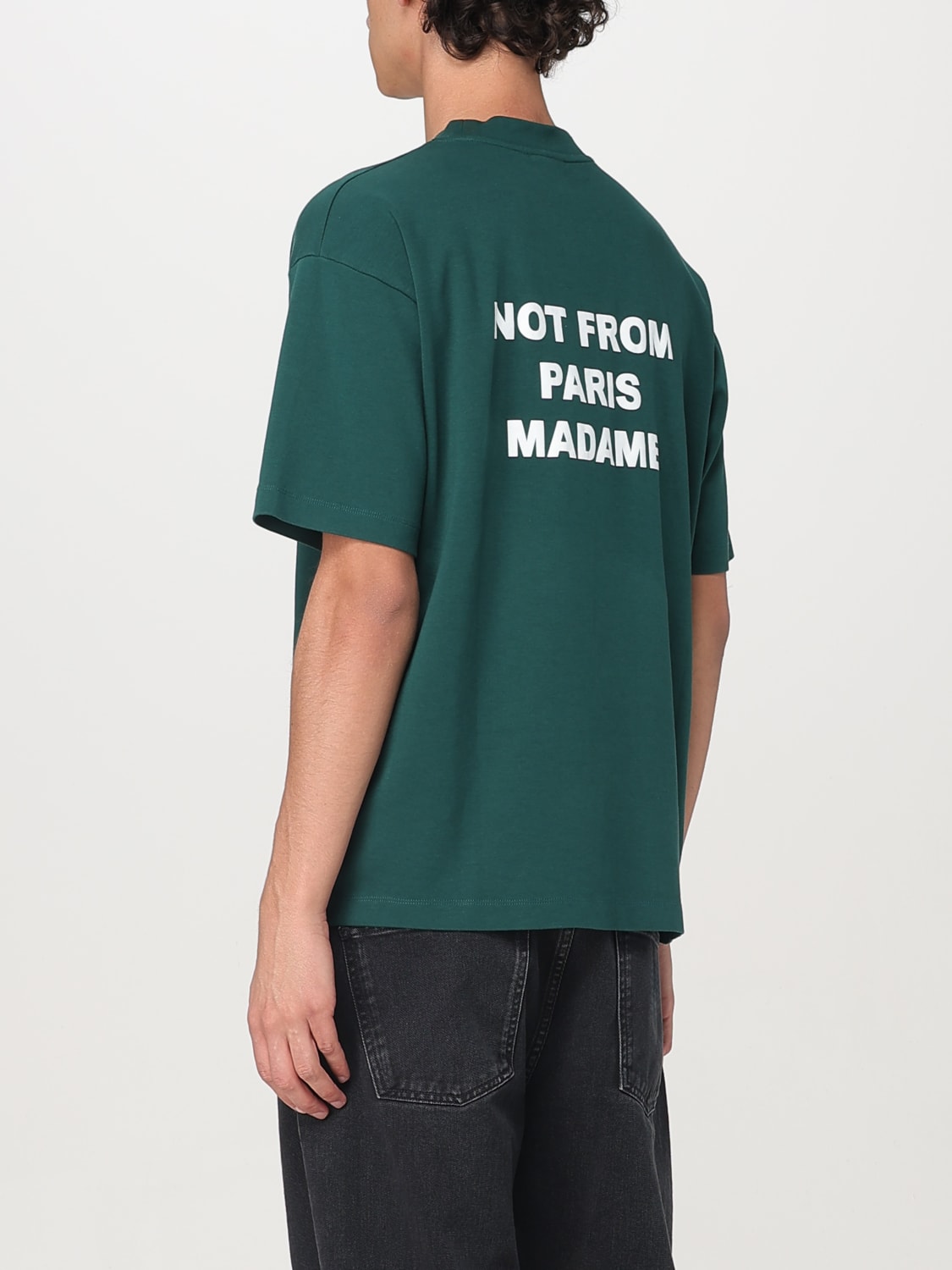 DRÔLE DE MONSIEUR CAMISETA: Camiseta hombre Drole De Monsieur, Verde - Img 3